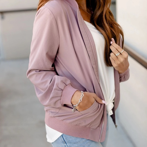 Ampersand Avenue - Bomber - Mauve - Picture 6 of 6